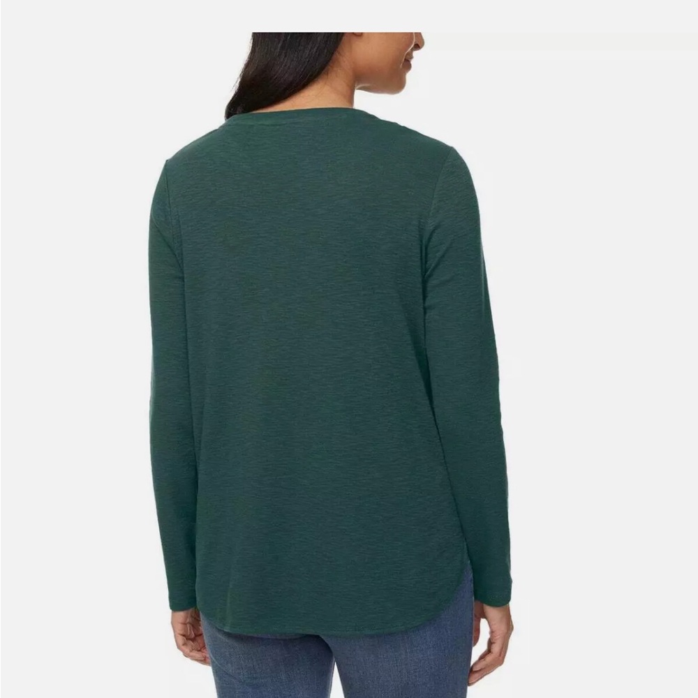 4-pack Kirkland Signature 100% Cotton Women’s Long Sleeve Slub Tee Shirt, Small - Picture 6 of 14